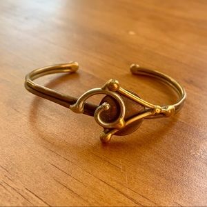 Multi metals bracelet cuff